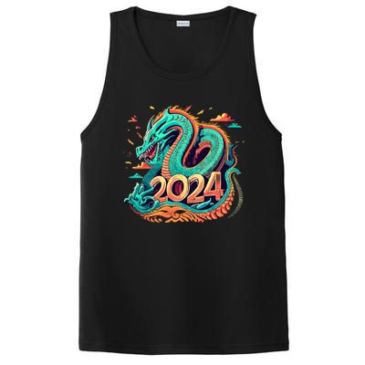 2024 Year Of The Dragon Chinese New Year 2024 PosiCharge Competitor Tank