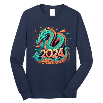 2024 Year Of The Dragon Chinese New Year 2024 Long Sleeve Shirt