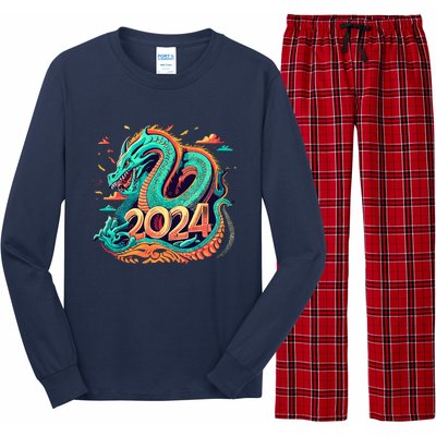 2024 Year Of The Dragon Chinese New Year 2024 Long Sleeve Pajama Set