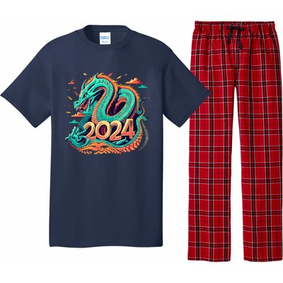 2024 Year Of The Dragon Chinese New Year 2024 Pajama Set