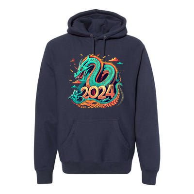 2024 Year Of The Dragon Chinese New Year 2024 Premium Hoodie