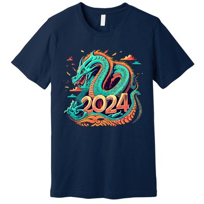 2024 Year Of The Dragon Chinese New Year 2024 Premium T-Shirt