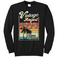 28 Year Old Vintage August 1995 Birthday Limited Tall Sweatshirt