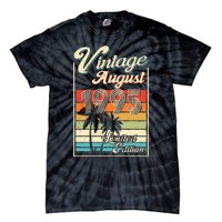 28 Year Old Vintage August 1995 Birthday Limited Tie-Dye T-Shirt