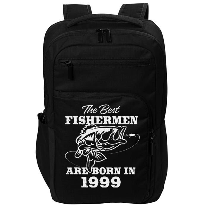 24 Year Old Fisherman Fishing 1999 24th Birthday Impact Tech Backpack