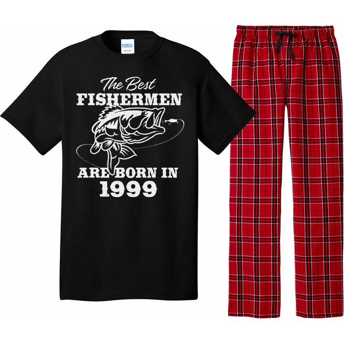 24 Year Old Fisherman Fishing 1999 24th Birthday Pajama Set