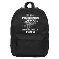 24 Year Old Fisherman Fishing 1999 24th Birthday 16 in Basic Backpack