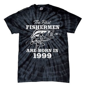 24 Year Old Fisherman Fishing 1999 24th Birthday Tie-Dye T-Shirt