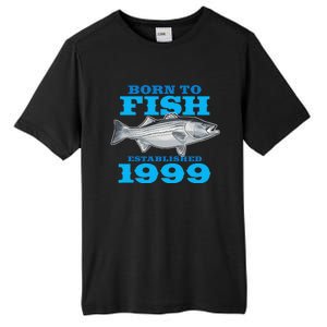 24 Year Old Fishing Fisherman 1999 24th Birthday Gift Tall Fusion ChromaSoft Performance T-Shirt