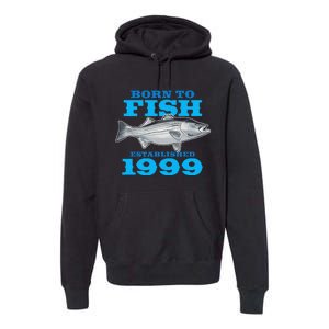 24 Year Old Fishing Fisherman 1999 24th Birthday Gift Premium Hoodie