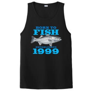 24 Year Old Fishing Fisherman 1999 24th Birthday Gift PosiCharge Competitor Tank