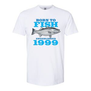 24 Year Old Fishing Fisherman 1999 24th Birthday Gift Softstyle CVC T-Shirt