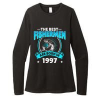 24 Year Old Vintage 1997 Fishing Fisherman 24th Birthday Womens CVC Long Sleeve Shirt