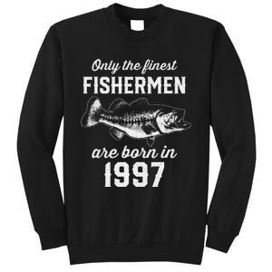 26 Year Old Fisherman Fishing 1997 26th Birthday Cute Sweatshirt