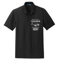 26 Year Old Fisherman Fishing 1997 26th Birthday Cute Dry Zone Grid Polo