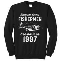 26 Year Old Fisherman Fishing 1997 26th Birthday Cute Tall Sweatshirt