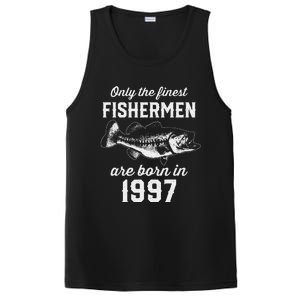 26 Year Old Fisherman Fishing 1997 26th Birthday Cute PosiCharge Competitor Tank