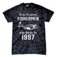 26 Year Old Fisherman Fishing 1997 26th Birthday Cute Tie-Dye T-Shirt