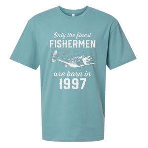 26 Year Old Fisherman Fishing 1997 26th Birthday Cute Sueded Cloud Jersey T-Shirt