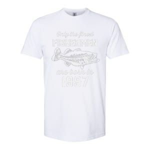 26 Year Old Fisherman Fishing 1997 26th Birthday Cute Softstyle CVC T-Shirt