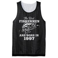 26 Year Old Fisherman Fishing 1997 26th Birthday Mesh Reversible Basketball Jersey Tank