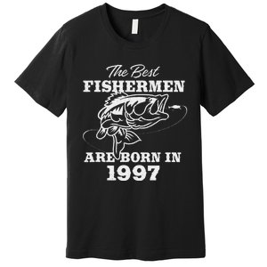 26 Year Old Fisherman Fishing 1997 26th Birthday Premium T-Shirt