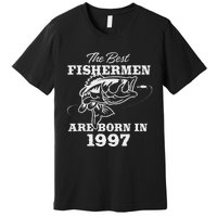 26 Year Old Fisherman Fishing 1997 26th Birthday Premium T-Shirt