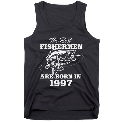 26 Year Old Fisherman Fishing 1997 26th Birthday Tank Top