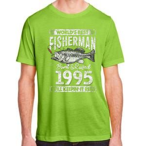 26 Years Old Fisherman Born In 1995 Fisherman 26th Birthday Adult ChromaSoft Performance T-Shirt