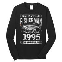 26 Years Old Fisherman Born In 1995 Fisherman 26th Birthday Long Sleeve Shirt