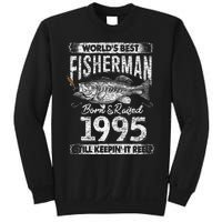 26 Years Old Fisherman Born In 1995 Fisherman 26th Birthday Sweatshirt