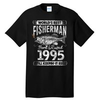 26 Years Old Fisherman Born In 1995 Fisherman 26th Birthday Tall T-Shirt