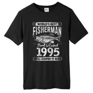 26 Years Old Fisherman Born In 1995 Fisherman 26th Birthday Tall Fusion ChromaSoft Performance T-Shirt