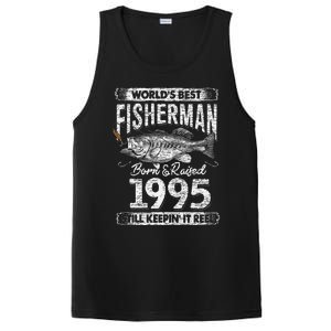 26 Years Old Fisherman Born In 1995 Fisherman 26th Birthday PosiCharge Competitor Tank