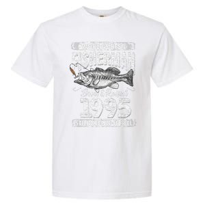 26 Years Old Fisherman Born In 1995 Fisherman 26th Birthday Garment-Dyed Heavyweight T-Shirt