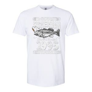 26 Years Old Fisherman Born In 1995 Fisherman 26th Birthday Softstyle CVC T-Shirt