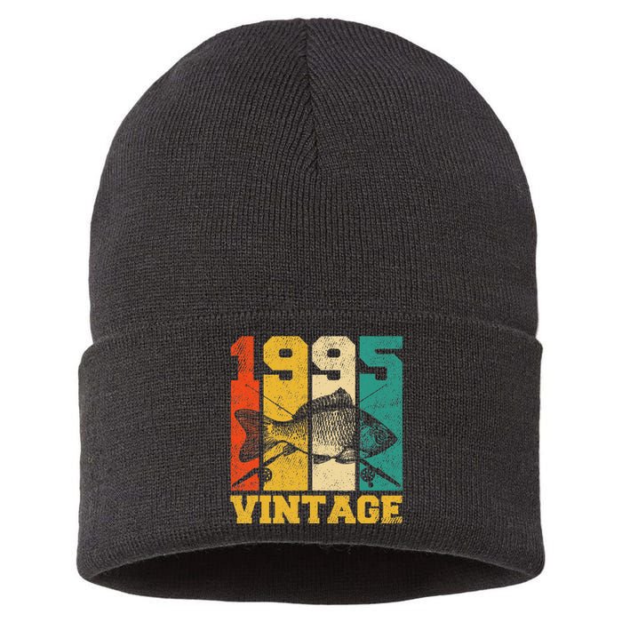 26 Years Old Gifts Vintage Retro 1940 26th Birthday Fishing Sustainable Knit Beanie