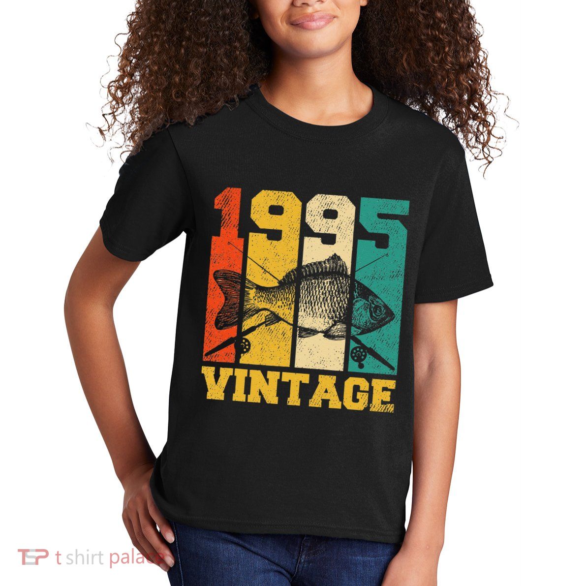 26 Years Old Gifts Vintage Retro 1940 26th Birthday Fishing Kids T-Shirt