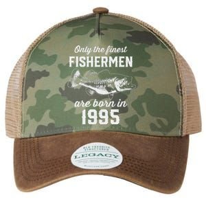 28 Year Old Fisherman Fishing 1995 28th Birthday Legacy Tie Dye Trucker Hat