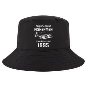 28 Year Old Fisherman Fishing 1995 28th Birthday Cool Comfort Performance Bucket Hat