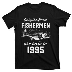 28 Year Old Fisherman Fishing 1995 28th Birthday T-Shirt