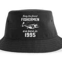 28 Year Old Fisherman Fishing 1995 28th Birthday Sustainable Bucket Hat