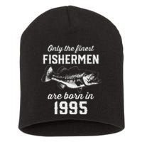 28 Year Old Fisherman Fishing 1995 28th Birthday Short Acrylic Beanie