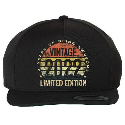 2 Year Old Gifts Vintage Limited Edition 2nd Birthday Wool Snapback Cap