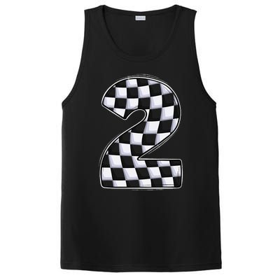 2 Year Old Pit Crew Boy Two Car Racing 2nd Birthday Race Car PosiCharge Competitor Tank