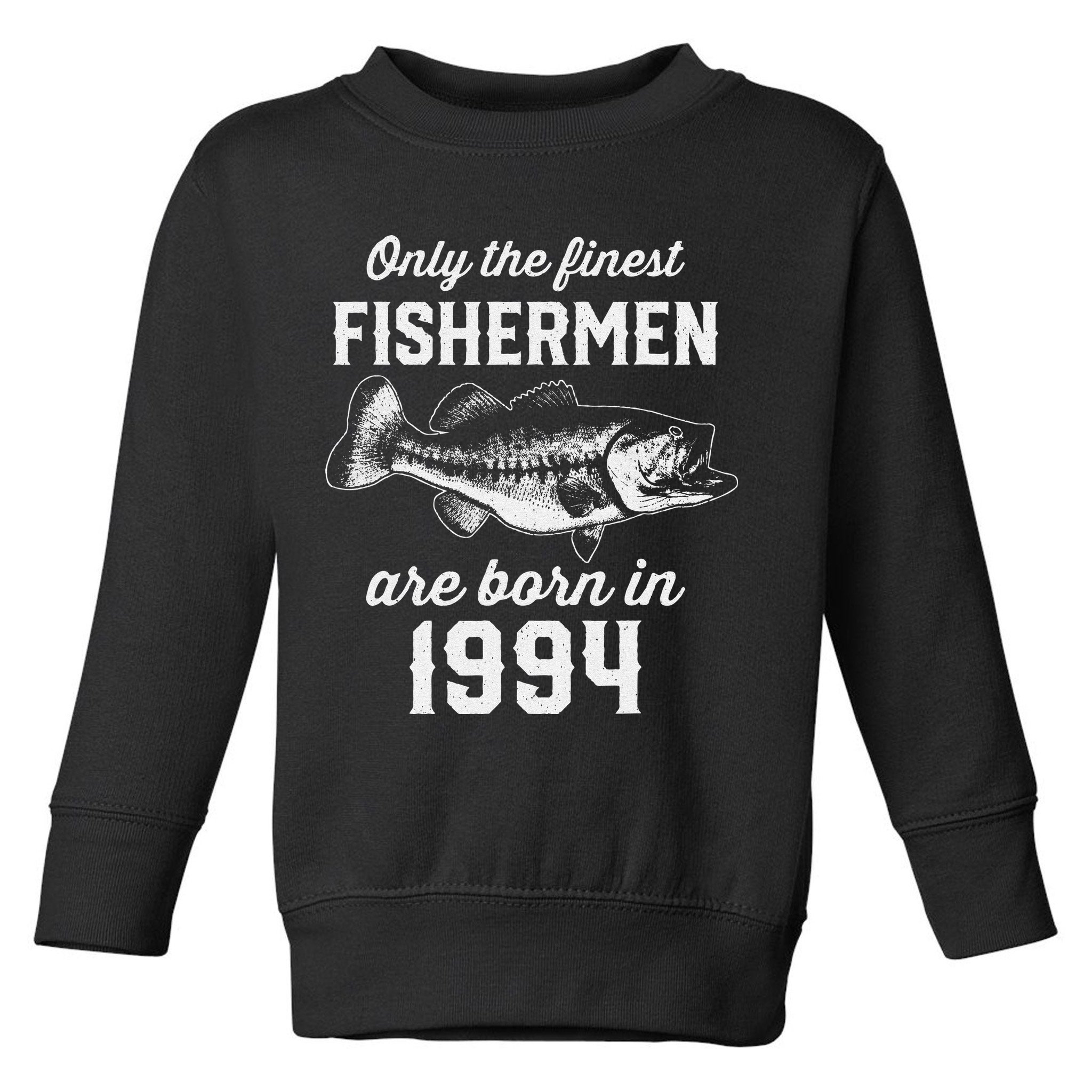 29 Year Old Fisherman Fishing 1994 29th Birthday Toddler Sweatshirt