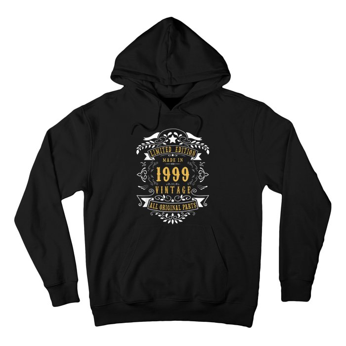 24 Years Old 24th Birthday Made Born in 1999 Boys Girls Hoodie