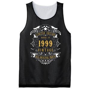 24 Years Old 24th Birthday Made Born in 1999 Boys Girls Mesh Reversible Basketball Jersey Tank