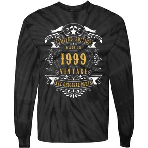 24 Years Old 24th Birthday Made Born in 1999 Boys Girls Tie-Dye Long Sleeve Shirt