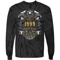 24 Years Old 24th Birthday Made Born in 1999 Boys Girls Tie-Dye Long Sleeve Shirt